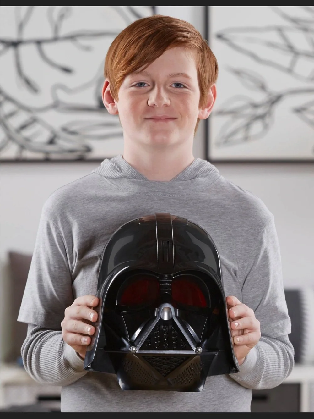 Star Wars Darth Vader Black and Red Voice Changer Mask